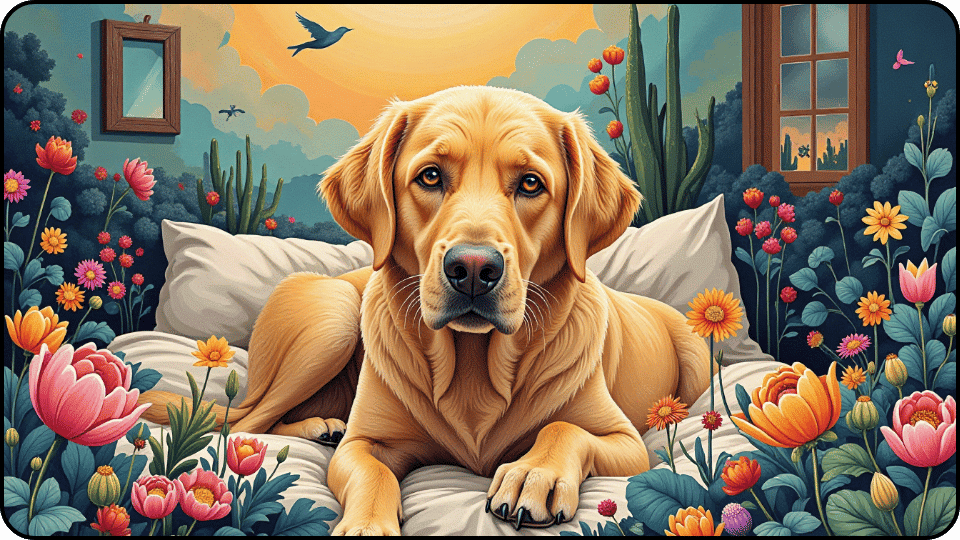 How Long Do You Have to Wait to Spay a Dog After Heat The Image Features A Vibrant Yellow Labrador Retri