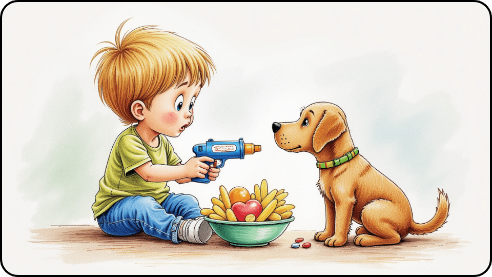 This can be particularly helpful if your dog is wiggly or