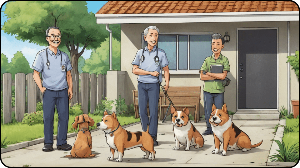 Adult Dogs With Vets 1