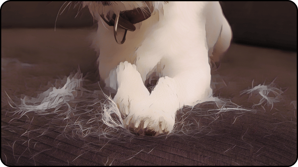 How to Get Dog Pee Out of Couch A friendly white dog adorned with a brown collar gazing playfully at its surroundings
