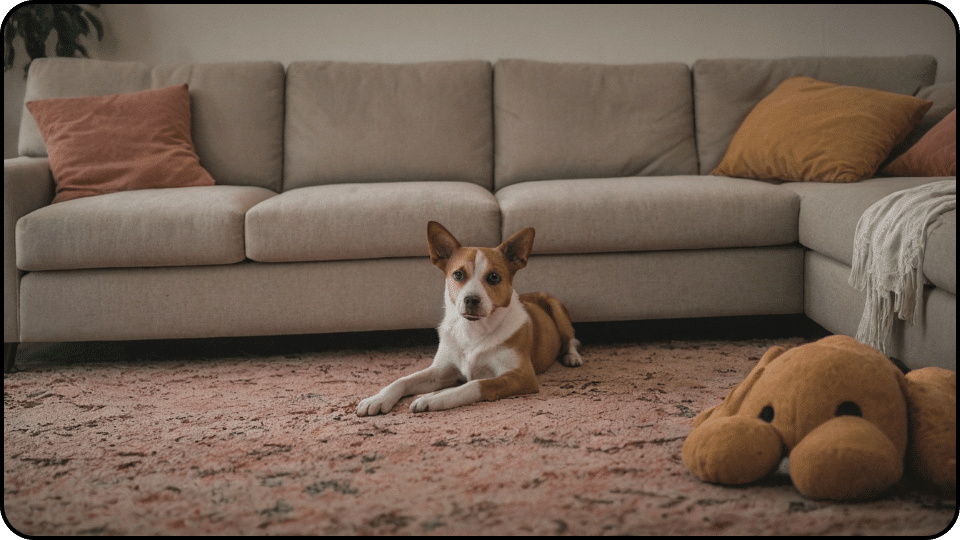 what to feed a dog with UTI medium size dog in living room